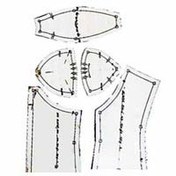 تصویر پک کامل الگوی دکلته عینکی 