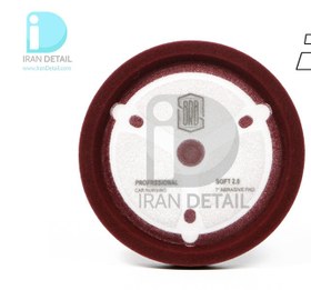 تصویر پد پولیش زبر روتاری زرشکی 150 میلی متری سورین بو مدل Surainbow Professional Heavy Cut Polishing Pad 150mm t601c 