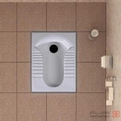 تصویر توالت ایرانی گلسار مدل پارمیس 21 