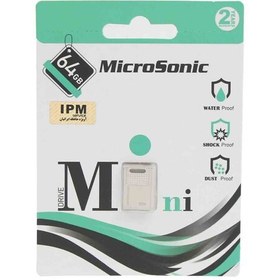 تصویر فلش 64GB USB2.0 MicroSonic Mini گارانتی مادام العمر 