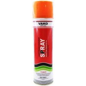 تصویر اسپری رنگ نارنجی واکو حجم 300ml vako orange spray paint - 300ml