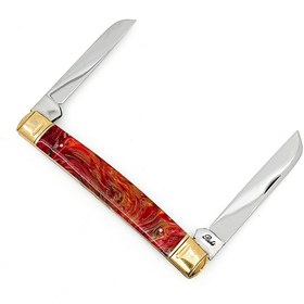 تصویر قلمتراش دو تیغه دسته رهی کهربا 10سانتیمتر / استاد رهی 