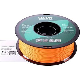 تصویر فیلامنت +PLA نارنجی 1.75 میلیمتر یک کیلوگرمی ایسان (eSUN) ESUN orange pla+ 3D printer filament