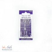 تصویر سوزن دستی لحاف دوزی 5 عددی کارت آبی 