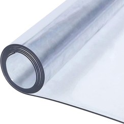 تصویر طلق رومیزی ساده مدل کریستال ضخیم (1 میلیمتر) وارداتی (1مت در60 سانت) 