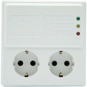 تصویر محافظ برق یخچال 2 خانه سرامیکی بهداد الکتریک 