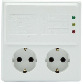 تصویر محافظ برق یخچال 2 خانه سرامیکی بهداد الکتریک 