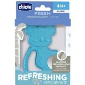 تصویر دندان گیر چیکو مدل کوالا fresh رنگ آبی مناسب 4 ماه به بالا Chicco teether fresh blue color 4m