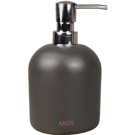 تصویر جا مایع دستشویی سنگی AXOR (آکسور) مدل Rosalina (روزالینا) رنگ ذغالی( bdci1) 