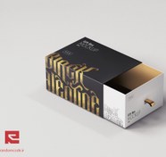 تصویر فایل لایه باز موکاپ جعبه کبریتی یا کیبوردی بسته بندی آرایشی و بهداشتی کد 118 