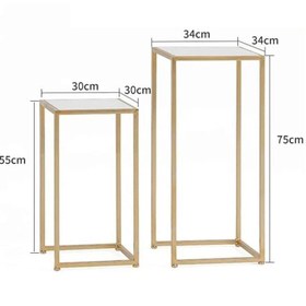 تصویر استند گلدان مدل NA- 20499 مجموعه 2 عددی 