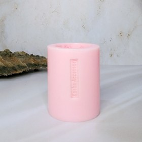 تصویر قالب شمع مدل استوانه پروانه Silicone candle mold