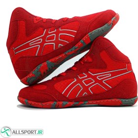 تصویر کفش کشتی اسیکس Asics Matfelex4 Red 