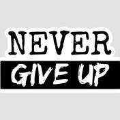 تصویر استیکر Never Give Up 