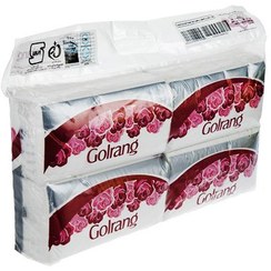 تصویر دستمال کاغذی " اقتصادی " گلرنگ - بسته 4 عددی ( هر بسته 250 برگ دولا ) 