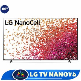 تصویر تلویزیون ال جی مدل 86NANO75 LG 86NANO75 NanoCell TV 4K HDR WebOS Smart Wi-Fi ThinQ AI Airplay2 V5.0