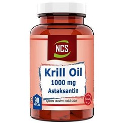 تصویر روغن کریل NCS ۱۰۰۰ میلی گرم با آستاکسانتین ۲ میلی گرم بسته ۹۰ عددی 
