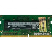 تصویر رم لپ تاپ میکرون 4GB مدل DDR4 باس 2400MHZ/19200 چین MTA4ATF51264HZ-2G3H1R تایمینگ CL17 