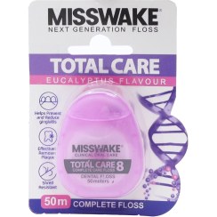 تصویر نخ دندان کامل توتال کر میسویک طول 50 متر Misswake Total Care Dental Floss 50m