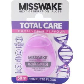 تصویر نخ دندان مدل توتال کر میسویک 50 متر Misswake Total Care Dental Floss 50 m