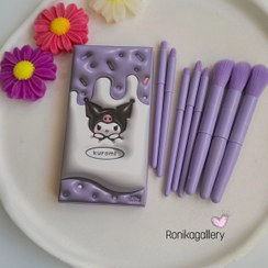 تصویر ست براش پینترستی 8 تکه عروسکی 8-piece Pinterest doll brush set