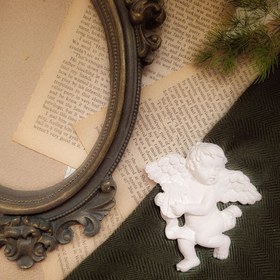 تصویر قاب سبز وینتیج 