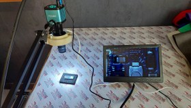 تصویر لنز کامل لوپ A50 180X 