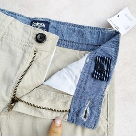 تصویر شلوار کتان پسرانه Oshkosh رنگ کرم Oshkosh cotton boy trousers