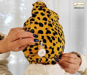 تصویر کلاه حمام هندی پودایران طرح گیتا 