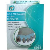 تصویر پد ژله ای هالوکس والگوس پنج انگشتی سما طب کد 6058 پد-ژله-ای