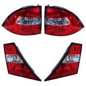 تصویر چراغ خطر عقب سمند SE جمع ساز بسته ۴ تایی 