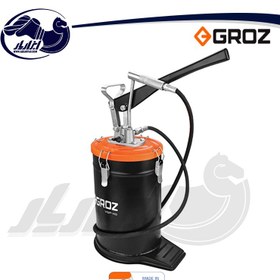 تصویر گریس پمپ سطلی دستی صنعتی گروز چرخ دار مدل VGP/HD/12 