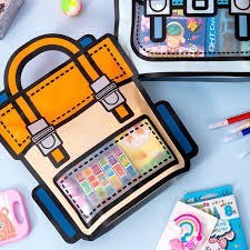 تصویر کیپ زیپ طرح کیف - بزرگ 