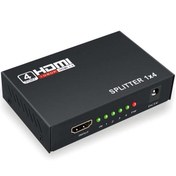 تصویر اسپلیتر 4 پورت HDMI کی نت پلاس 