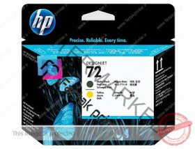 تصویر ست 4 رنگ هد پلاتر اچ پی HP 72 