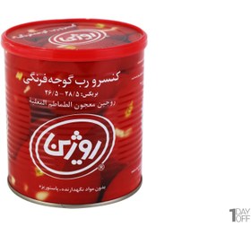 تصویر رب گوجه فرنگی روژین 800 گرم - 12 عدد (قیمت هر عدد 64,000 ت) 