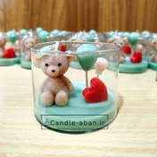 تصویر گیفت شمع خرس تدی 