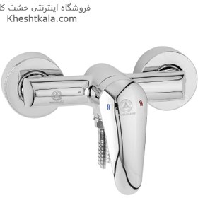 تصویر ست شیرآلات قهرمان مدل اطلس Ghahraman Bath Faucet Chrome Atlas Model