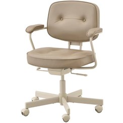 تصویر صندلی اداری ایکیا مدل ALEFJALL رویه چرم طبیعی 