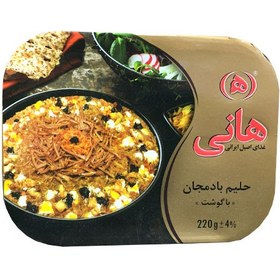 تصویر حلیم بادمجان با گوشت هانی 220 گرم 