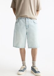 تصویر شورت و شلوارک مردانه پول اند بیر Pull & Bear اورجینال 7694506 