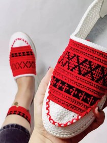 تصویر گیوه طرح رز 