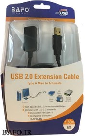 تصویر کابل افزایش طول USB بافو ۱.۸ متر | کابل افزایش طول ۱.۸ متری یو اس بی گلد بافو 
