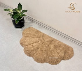 تصویر پادری پنبه‌ای طرح گل نیم دایره 