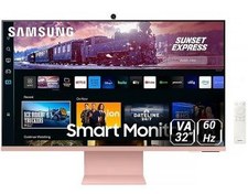 تصویر مانیتور 32 اینچ هوشمند سامسونگ مدل Samsung M8 Samsung M8 M80B 32 Inch VA UHD Green Flat Smart Monitor