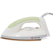 تصویر اتو خشک 1200 وات مدل ME-IR3003 سفید/سبز برند mebashi Dry Iron 1200W 1200.0 W ME-IR3003 White/Green