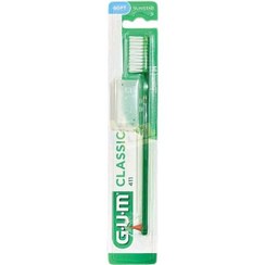 تصویر مسواک جی یو ام کلاسیک 411 برس نرم Gum Toothbrush Classic 411 with Rubber Tip