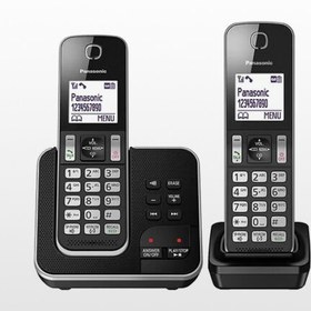 تصویر گوشی تلفن بی سیم پاناسونیک مدل KX-TGD322 ا Panasonic KX-TGD322 Cordless Phone Panasonic KX-TGD322 Cordless Phone