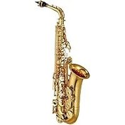 تصویر ساکسیفون یاماها YAS-480 متوسط ​​اب آلتو با روکش نقره Yamaha YAS-480 Intermediate Eb Alto Saxophone Silver Plated