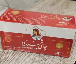 تصویر چای کیسه ای قرمز شهرزاد بسته 25عددی tea bag